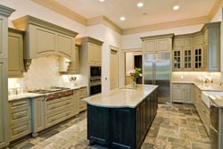 Granite kitchen green cabinets - Dallas FortWorth Texas Dallas FortWorth