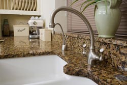 white undermount sink Granite kitchen Dallas FortWorth
